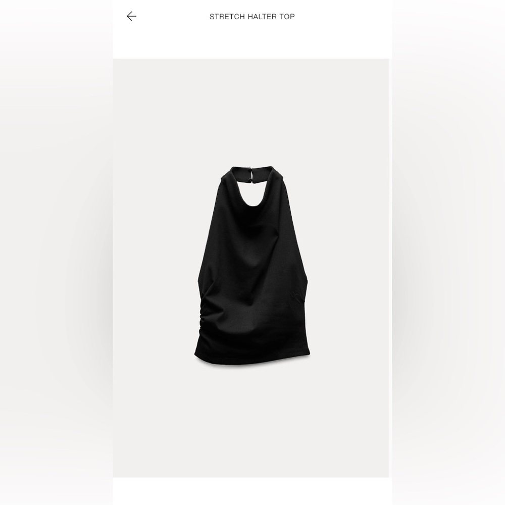 Open back, alter top, brand new from Zara only worn once!